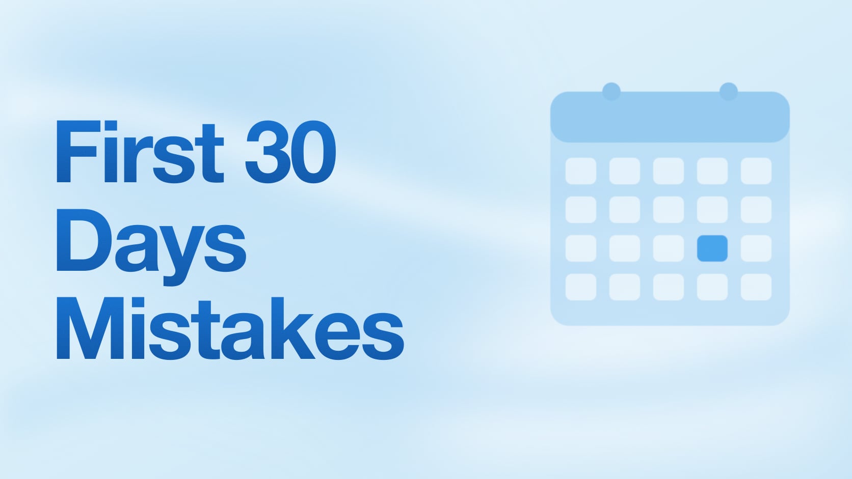 10 Mistakes Teams Make in Their First 30 Days with an MMP